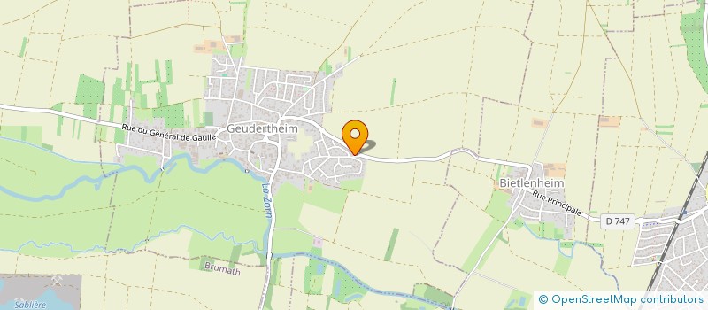 localisation de l'entreprise MADAME BEATRICE TOMASINA  GEUDERTHEIM