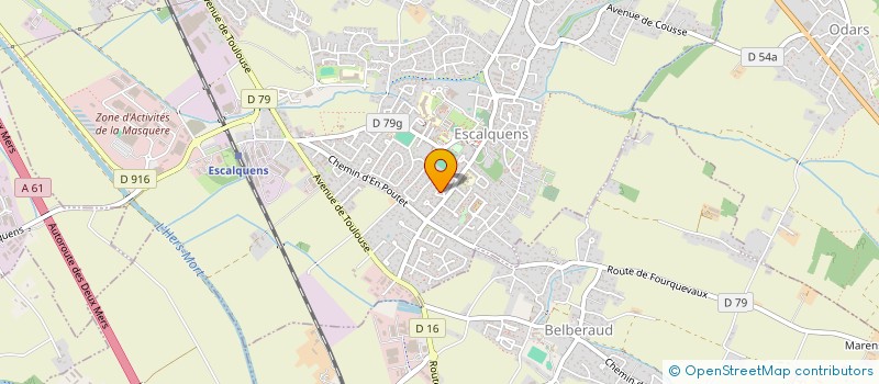 localisation de l'entreprise MADAME BEATRICE TORRES  ESCALQUENS