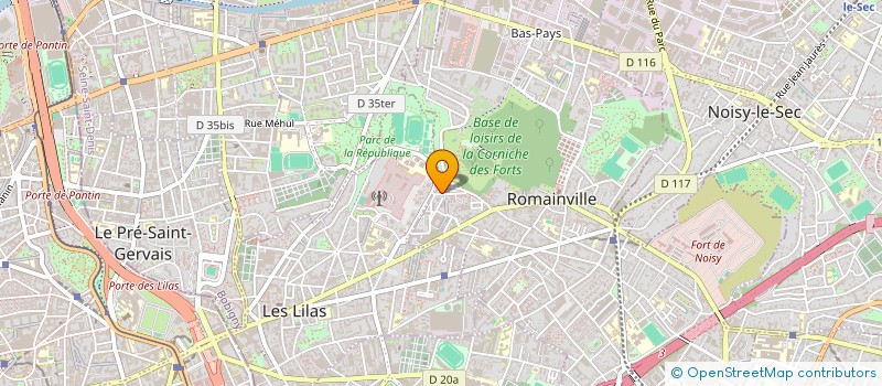 localisation de l'entreprise MADAME BEATRICE TOUITOU à ROMAINVILLE
