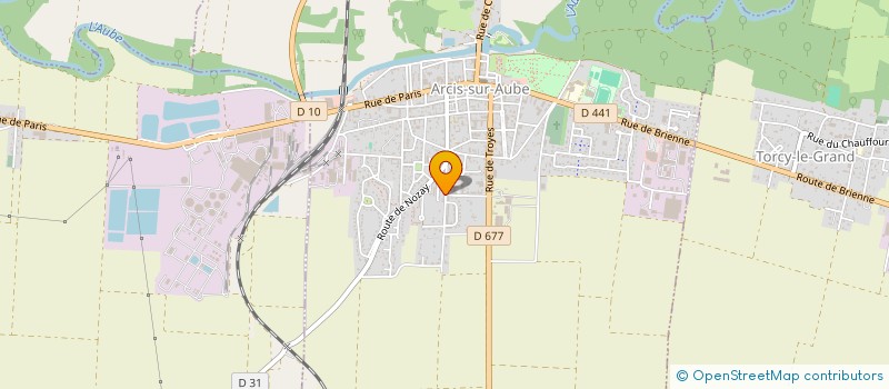 localisation de l'entreprise MADAME BEATRICE TOUL  ARCIS-SUR-AUBE