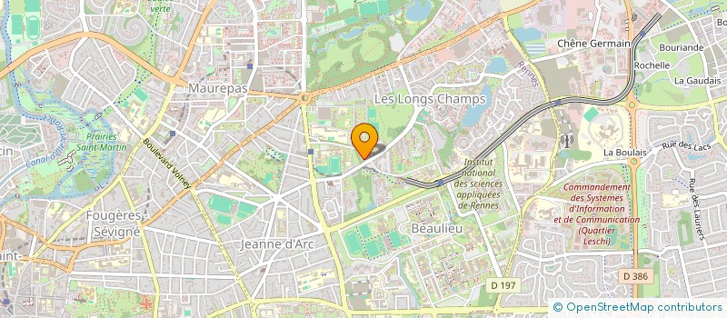 localisation de l'entreprise MADAME BEATRICE TOULEMONDE  RENNES