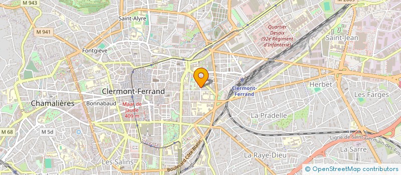 localisation de l'entreprise MADAME BEATRICE TOURETTE  CLERMONT-FERRAND