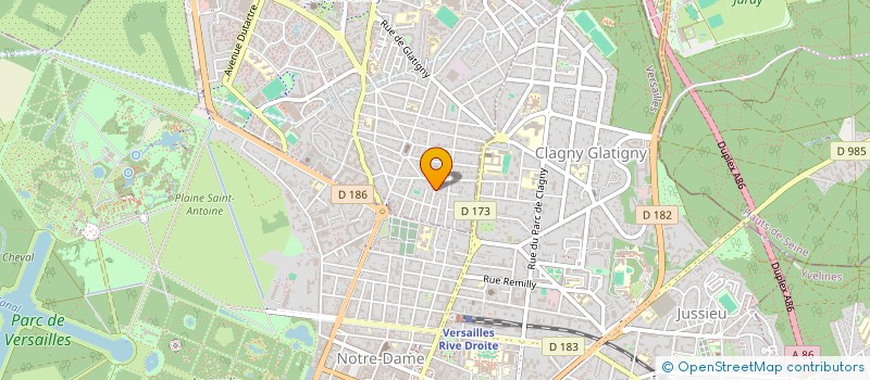localisation de l'entreprise MADAME BEATRICE TRANCART  LE CHESNAY-ROCQUENCOURT