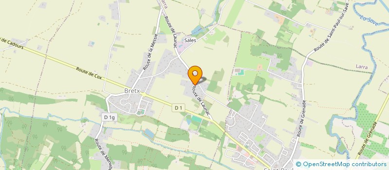 localisation de l'entreprise MADAME BEATRICE TRANCHANT  BRETX