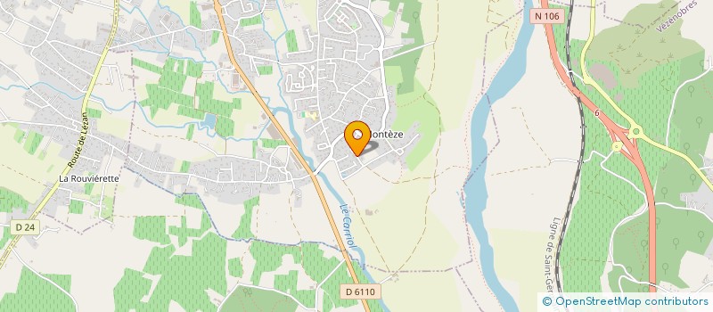 localisation de l'entreprise MADAME BEATRICE TRETOU  SAINT-CHRISTOL-LEZ-ALES