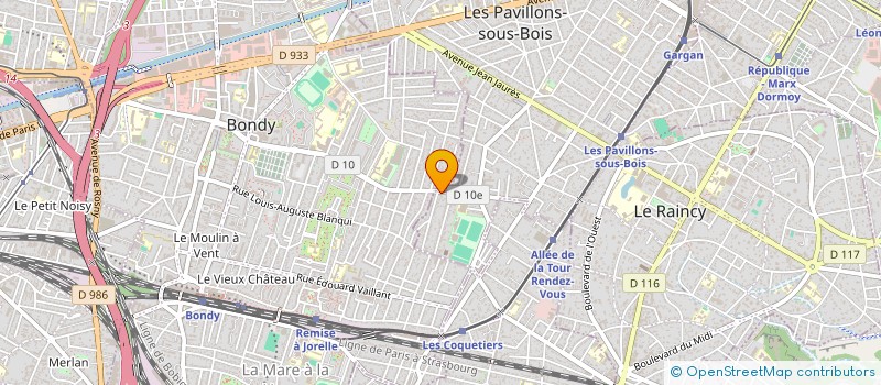 localisation de l'entreprise MADAME BEATRICE TURLEPIN à LES PAVILLONS-SOUS-BOIS