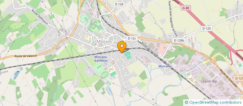 localisation de l'entreprise MADAME BEATRICE UTRILLA  MOIRANS