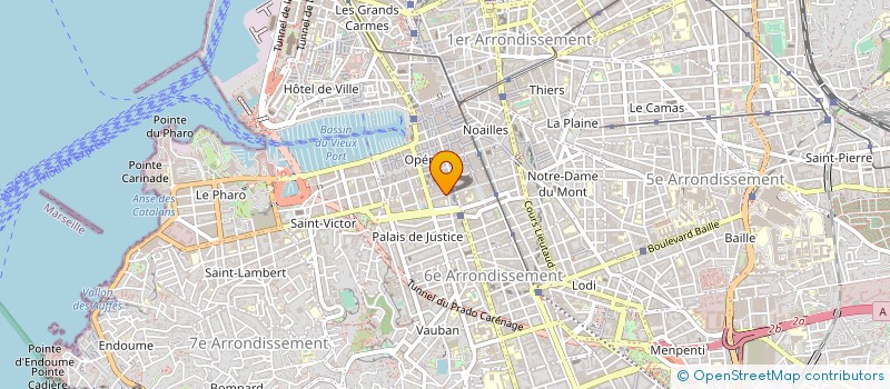 localisation de l'entreprise MADAME BEATRICE VADON à MARSEILLE
