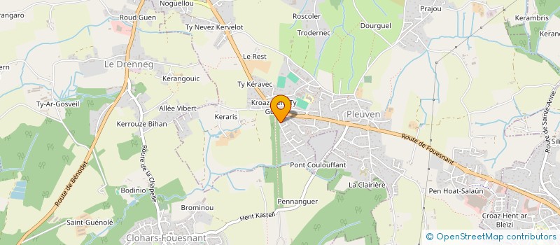 localisation de l'entreprise MADAME BEATRICE VALLE  PLEUVEN