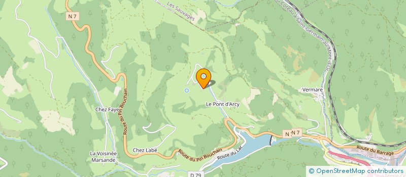 localisation de l'entreprise MADAME BEATRICE VAN DE WALLE à JOUX