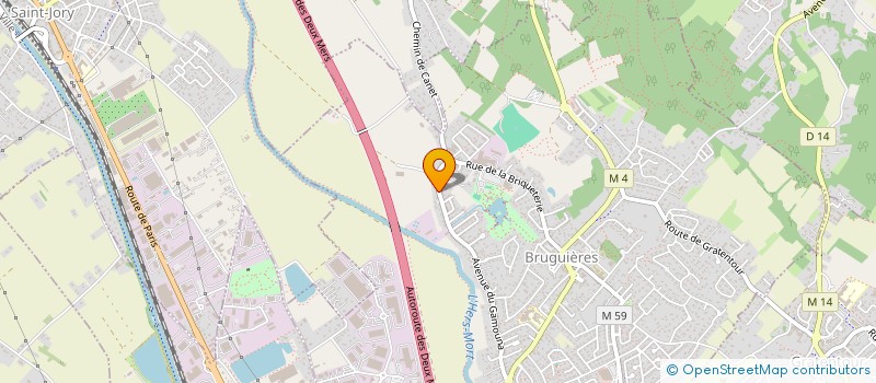 localisation de l'entreprise MADAME BEATRICE VAN TROEYEN-BENECH  BRUGUIERES