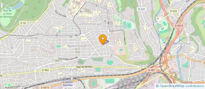 localisation de l'entreprise MADAME BEATRICE VANIER à LE HAVRE