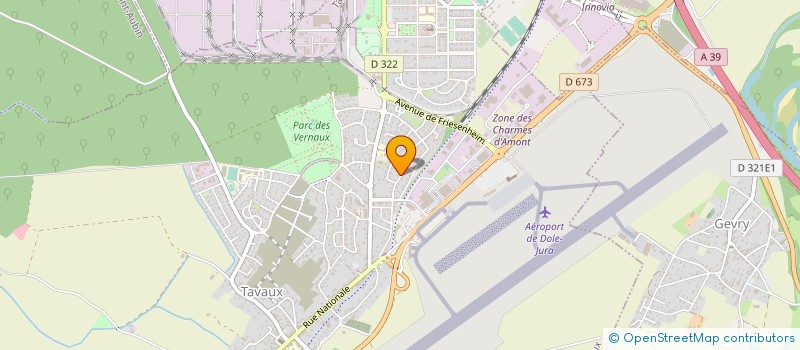 localisation de l'entreprise MADAME BEATRICE VATTEAU  TAVAUX