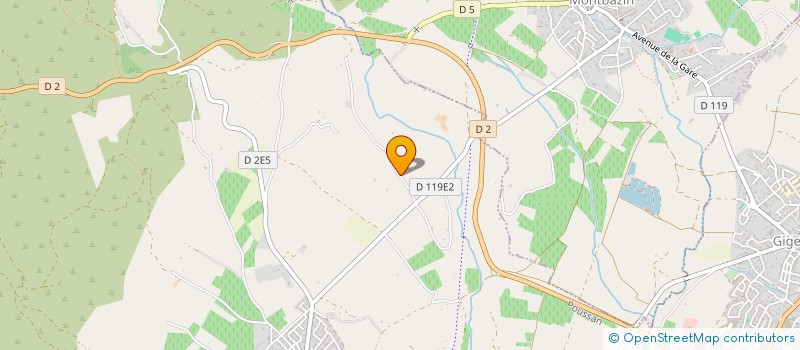 localisation de l'entreprise MADAME BEATRICE VENTURELLI  POUSSAN