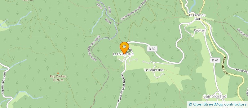 localisation de l'entreprise MADAME BEATRICE VERNASSIERE  SAINT-RIRAND