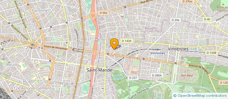 localisation de l'entreprise MADAME BEATRICE VERRIER à VINCENNES