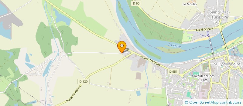 localisation de l'entreprise MADAME BEATRICE VERROT à SULLY-SUR-LOIRE