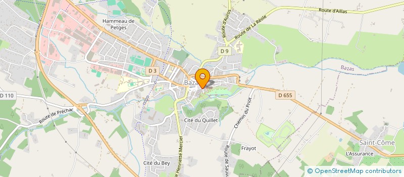 localisation de l'entreprise MADAME BEATRICE VIDMANN  BAZAS