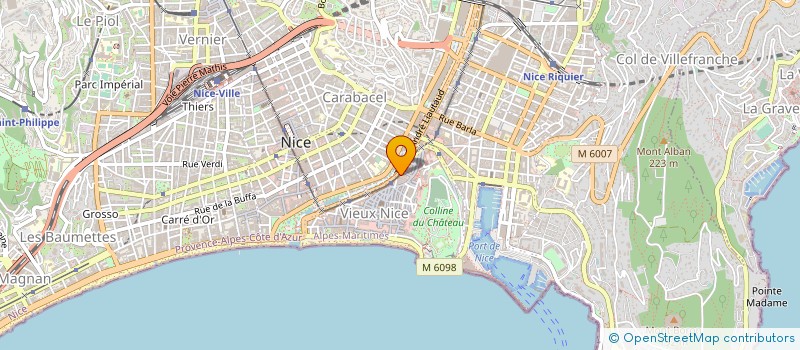 localisation de l'entreprise MADAME BEATRICE VIENNET à NICE