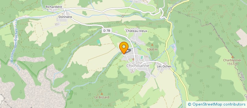 localisation de l'entreprise MADAME BEATRICE VILLE  CLELLES