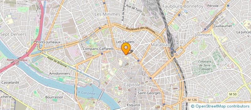 localisation de l'entreprise MADAME BEATRICE VINEL  TOULOUSE