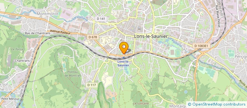 localisation de l'entreprise MADAME BEATRICE VIONNET à LONS-LE-SAUNIER