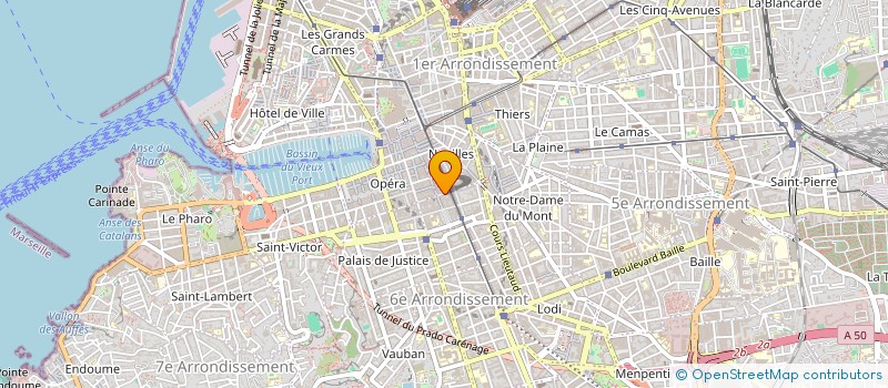localisation de l'entreprise MADAME BEATRICE VITTON à MARSEILLE