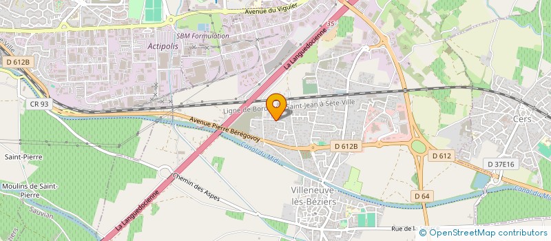 localisation de l'entreprise MADAME BEATRICE VIUDES à VILLENEUVE-LES-BEZIERS