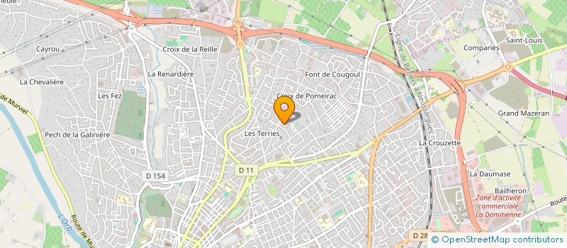 localisation de l'entreprise MADAME BEATRICE VOLPATO à BEZIERS