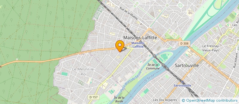 localisation de l'entreprise MADAME BEATRICE WAKOTE KONEA  MAISONS-LAFFITTE