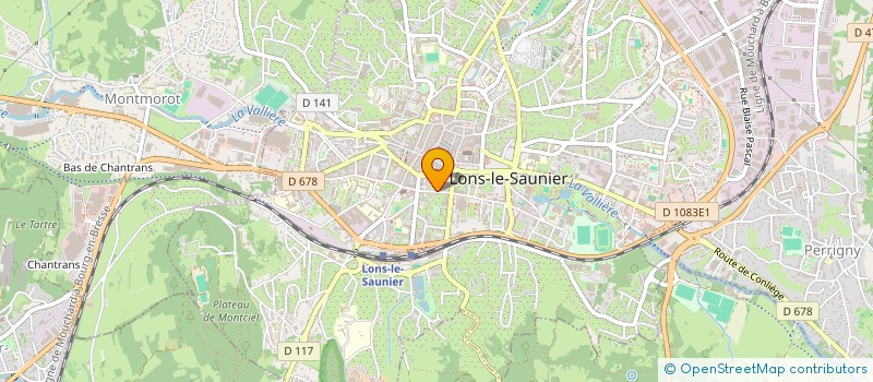 localisation de l'entreprise MADAME BEATRICE WEIDENMANN  LONS-LE-SAUNIER