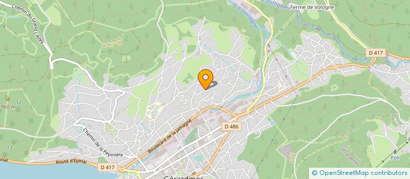 localisation de l'entreprise MADAME BEATRICE WEISROCK  GERARDMER