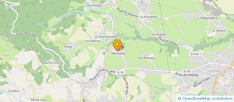 localisation de l'entreprise MADAME BEATRICE WESTPHAL à GREZIEU-LA-VARENNE