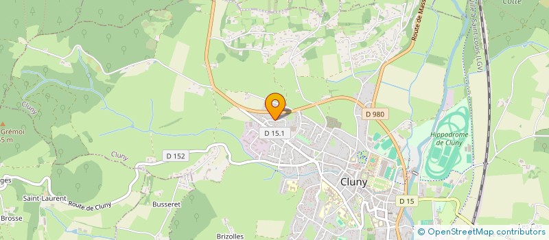 localisation de l'entreprise MADAME BEATRICE WOOG  CLUNY