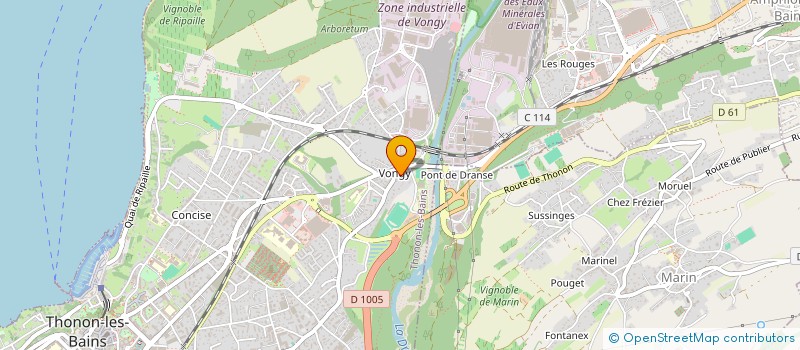 localisation de l'entreprise MADAME BEATRICE ZANELLA à THONON-LES-BAINS