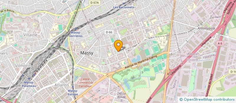 localisation de l'entreprise MADAME BEATRICE ZOZIO  MASSY