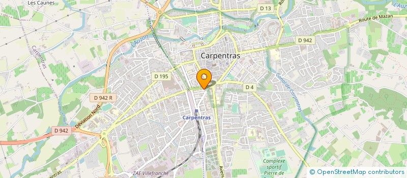 localisation de l'entreprise MADAME BEATRIX AGIUS  CARPENTRAS