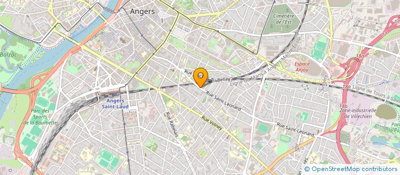 localisation de l'entreprise MADAME BEATRIX BOISSEAU à ANGERS