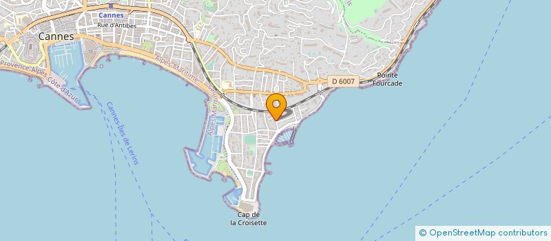 localisation de l'entreprise MADAME BEATRIX BOLVIN à CANNES