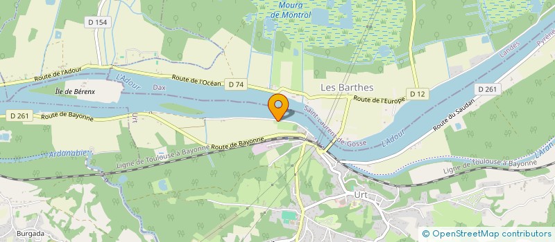 localisation de l'entreprise MADAME BEATRIX DE LESELEUC DE KEROUARA  URT