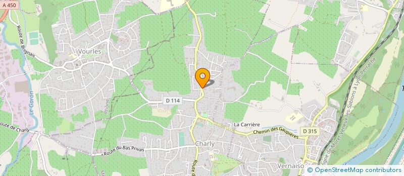 localisation de l'entreprise MADAME BEATRIX GAROZZO  SAINT-GENIS-LAVAL