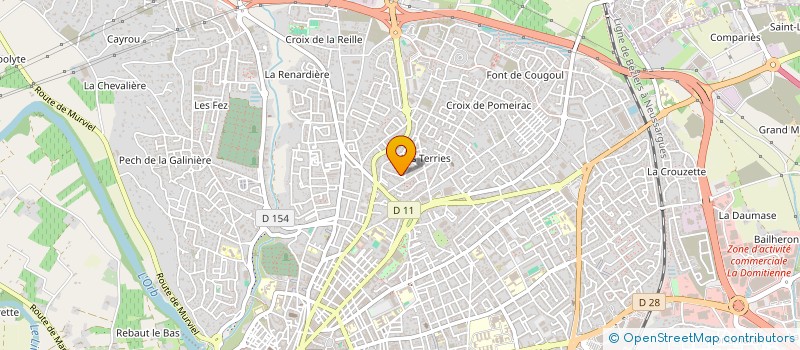 localisation de l'entreprise MADAME BEATRIX JAMMES  BEZIERS