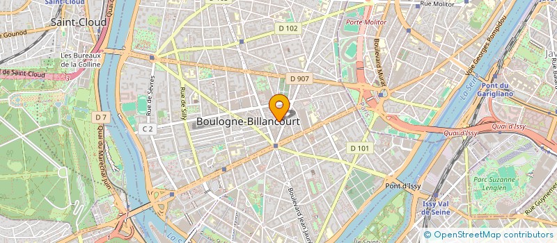 localisation de l'entreprise MADAME BEATRIX KLAGYIVIK à BOULOGNE-BILLANCOURT