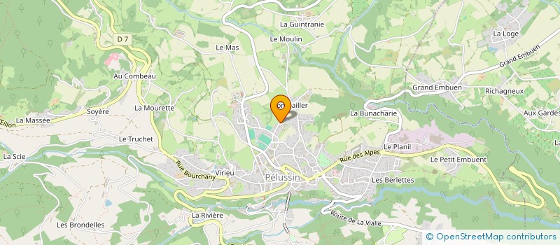 localisation de l'entreprise MADAME BEATRIX LOPEZ DE ARIAS  PELUSSIN