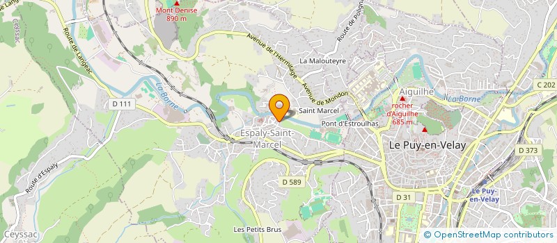 localisation de l'entreprise MADAME BEATRIX MARRET  ESPALY-SAINT-MARCEL