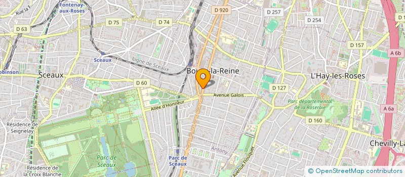 localisation de l'entreprise MADAME BEATRIX MENDEL à BOURG-LA-REINE
