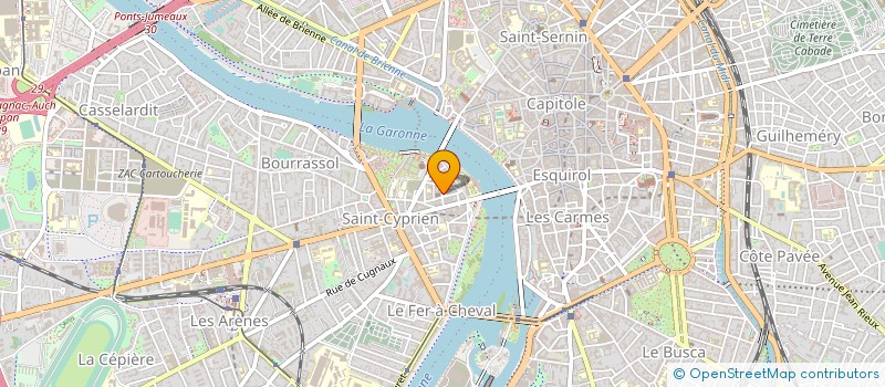localisation de l'entreprise MADAME BEATRIX PEDEBERNADE à TOULOUSE