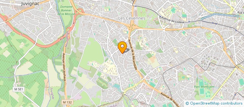 localisation de l'entreprise MADAME BEATRIX VINCENT à MONTPELLIER