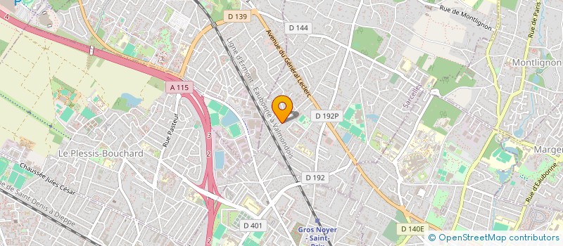 localisation de l'entreprise MADAME BEATRIZ DA ROCHA DIAS à SAINT-PRIX