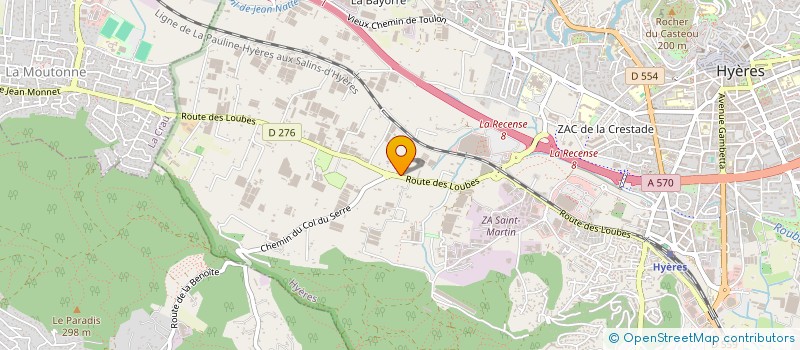 localisation de l'entreprise MADAME BEATRIZ GARCIA  HYERES